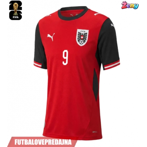 Lacne Ženy Futbalové dres Rakúsko Marcel Sabitzer #9 MS 2026 Krátky Rukáv - Domáci